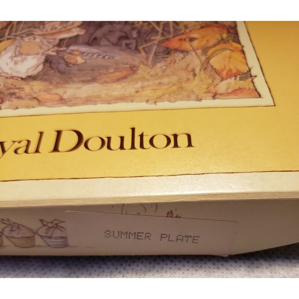 Royal Doulton Brambly Hedge Summer Plate, 6.5" with box - Picture 6 of 6
